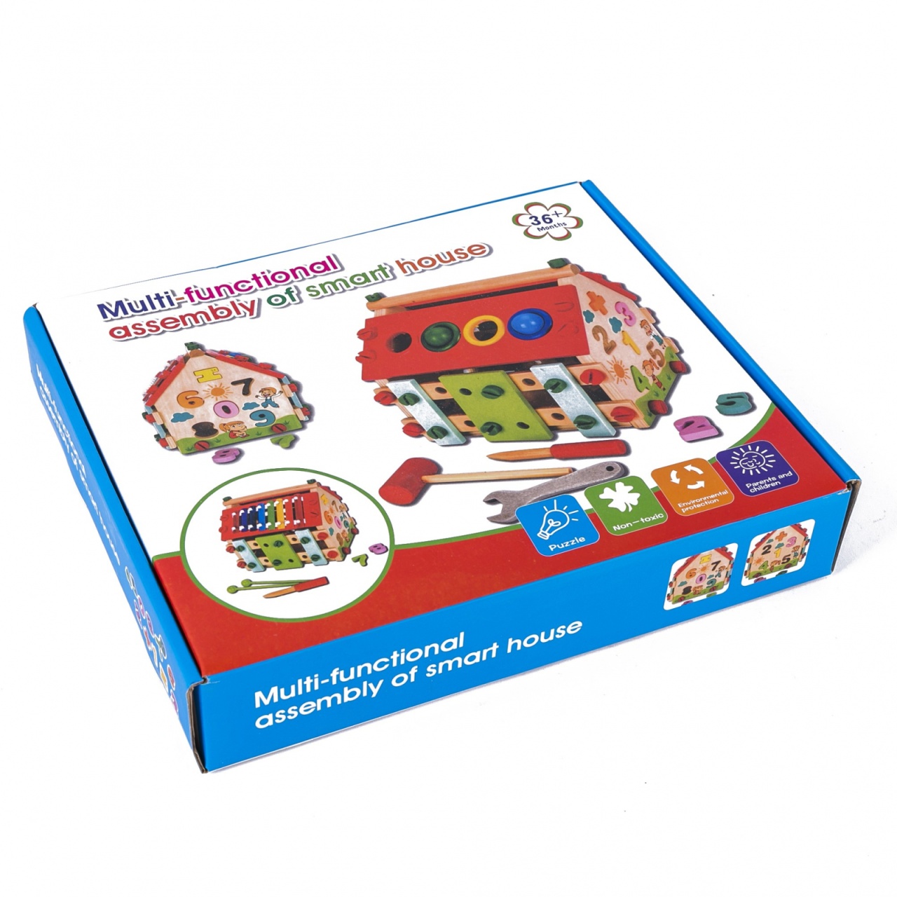 Casuta Multifunctionala Din Lemn 6 in 1 Color - 3 | YEO