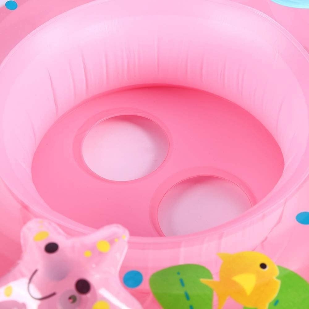 Colac Bebe pentru Inot, Cu Protectie Solara Stea de mare, roz - 3 | YEO