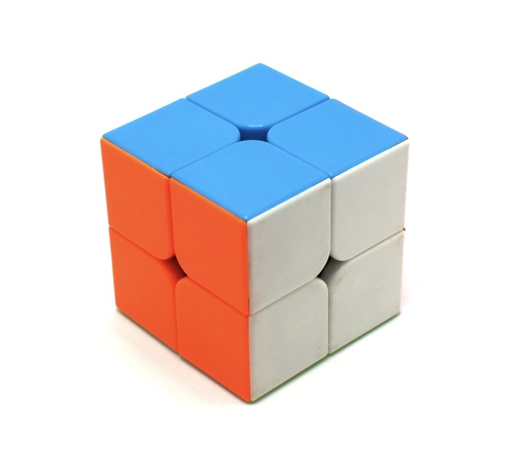 Cub mecanic 2x2x2, multicolor, Stickerless, de viteza Speedcube mecanic - 2 | YEO