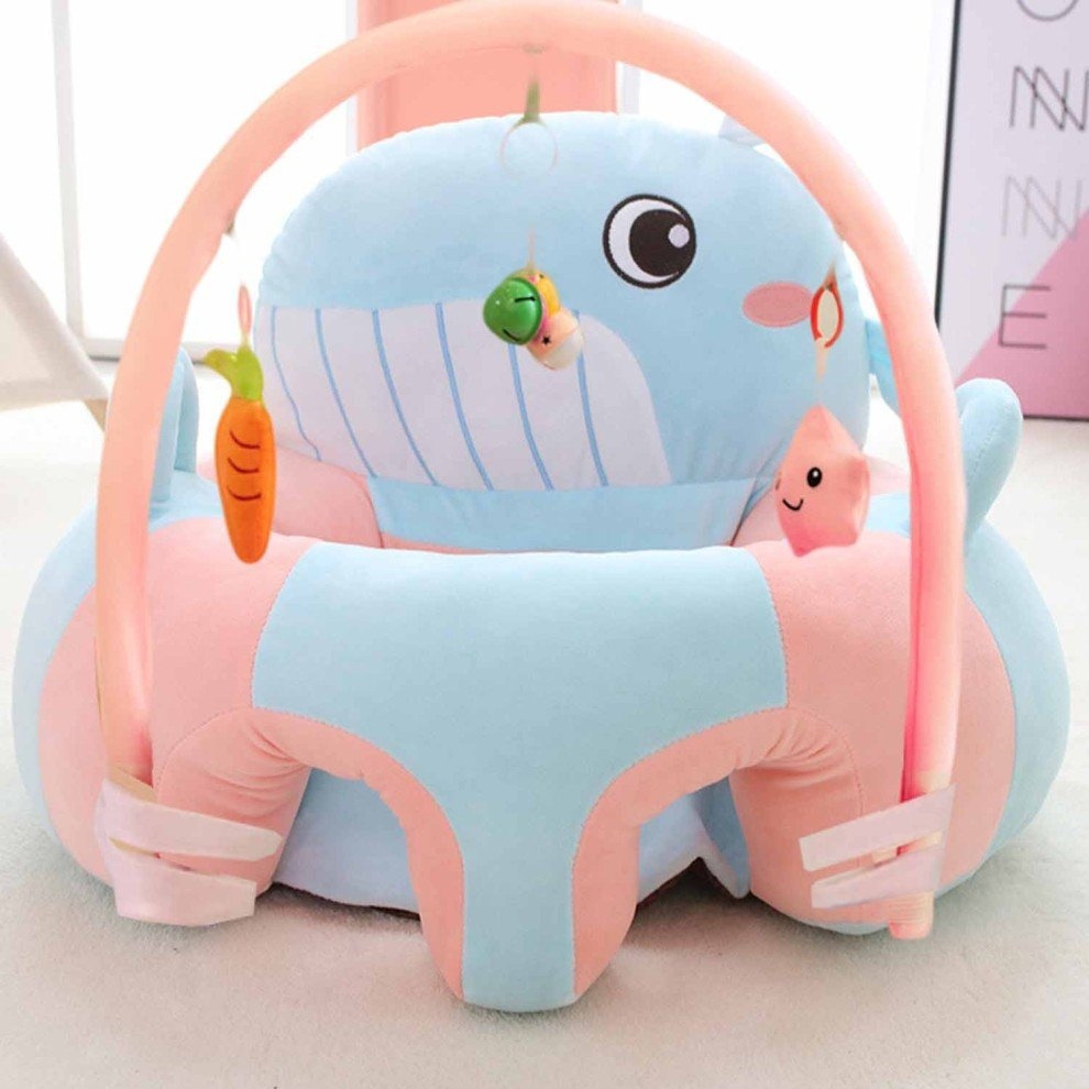 Fotoliu bebe din plus - Sharky blue