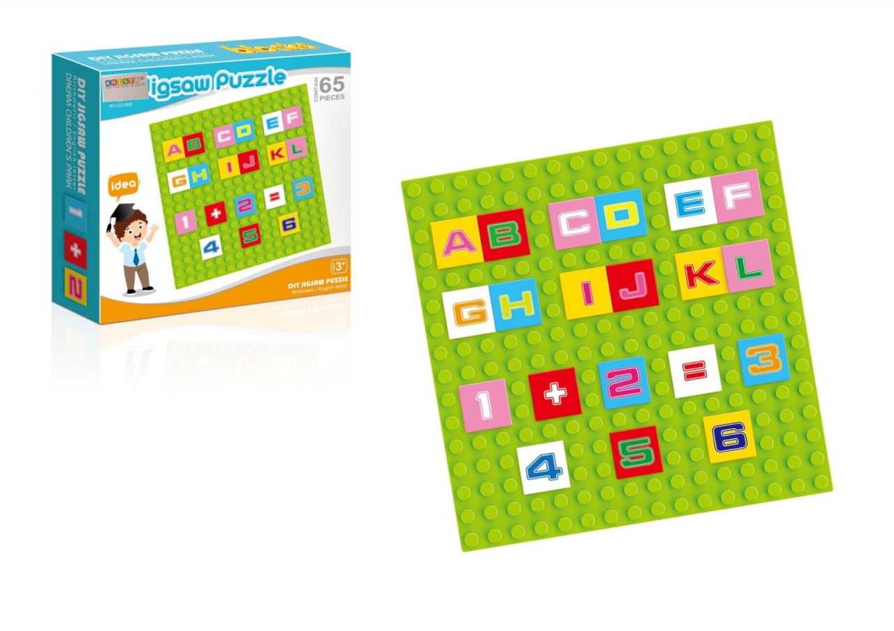 Joc de construit puzzle Alfabetul si matematica