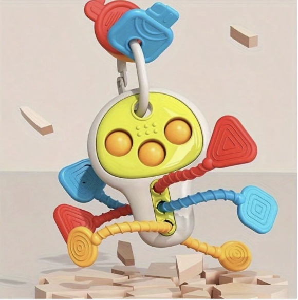 Jucarie bebe senzoriala multifunctionala Cheile educative - 2 | YEO