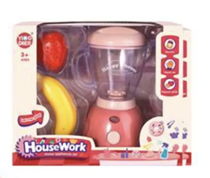 Jucarie interactiva Blender pentru sucuri Play at Home, roz - 2 | YEO