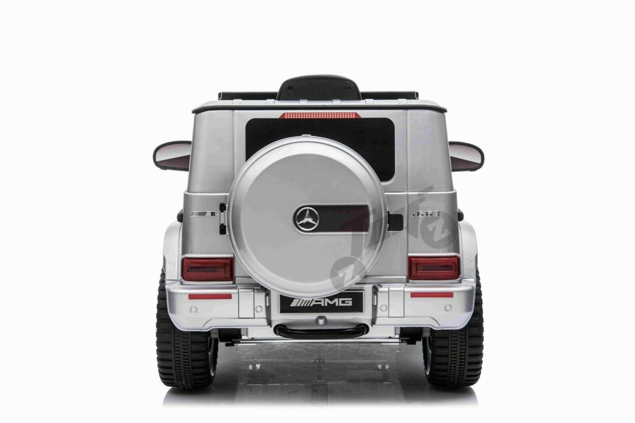 Masinuta Mercedes Benz AMG G-63, 2 motoare, 12V - gri metalizat - 1 | YEO