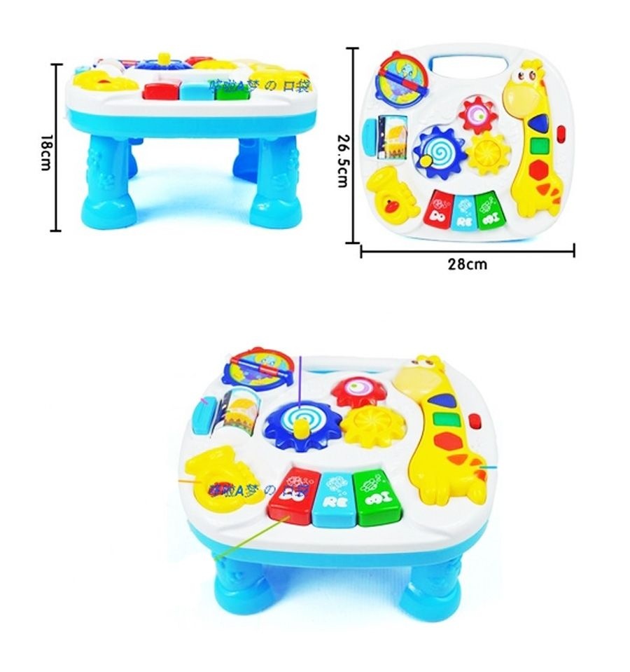 Masuta Educativa De Activitati Bebe Girafa - 3 | YEO