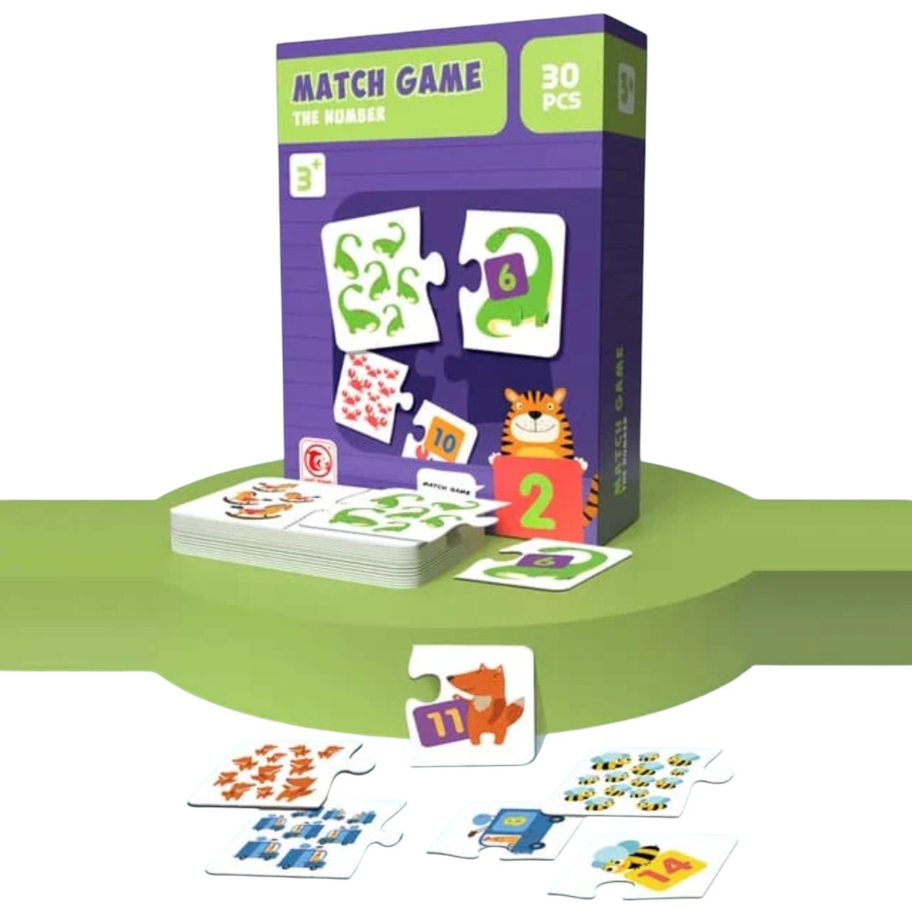 Puzzle educativ 30 piese mari Matematica – Potrivim si invatam numerele