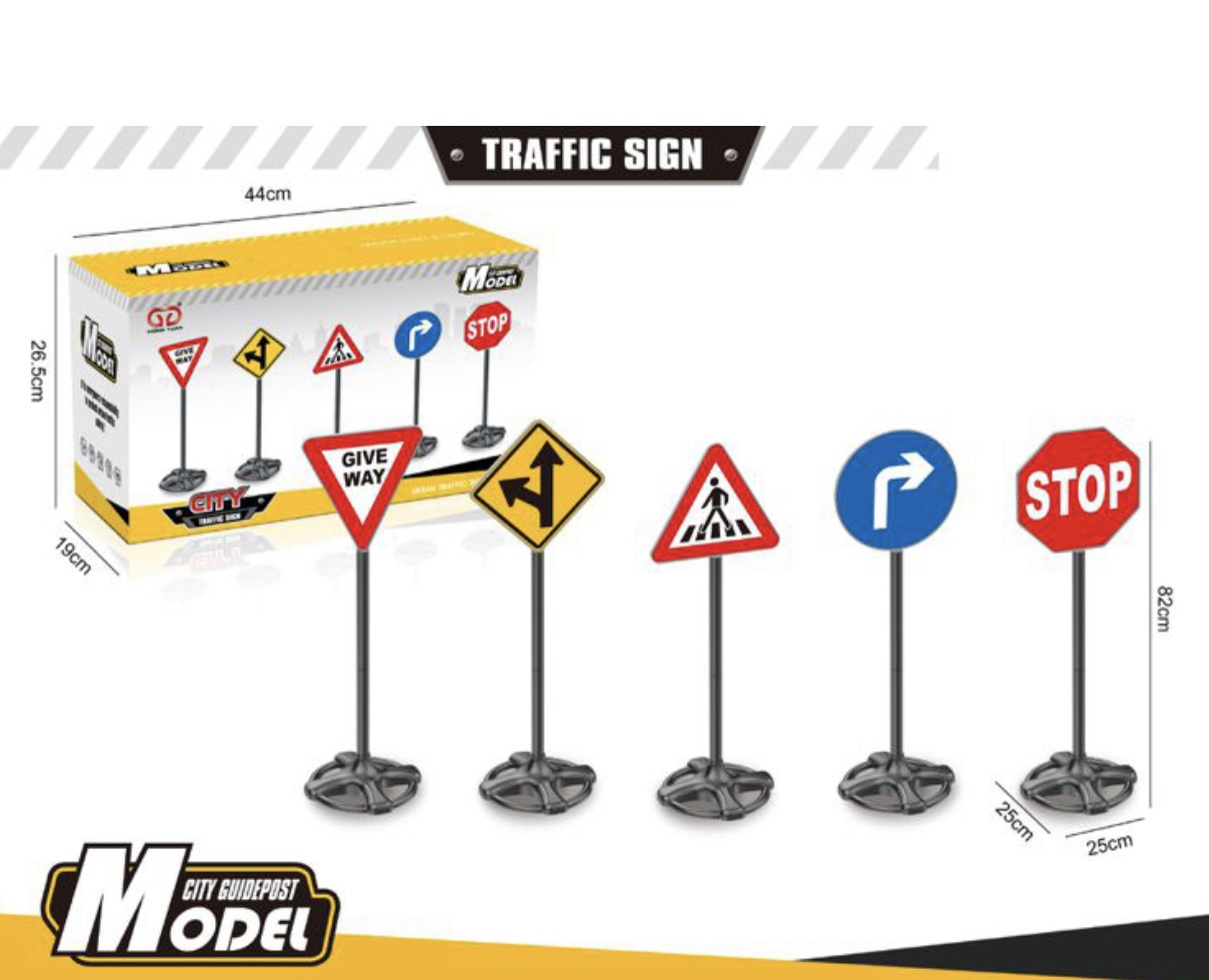 Set 5 semne mari de circulatie, 82 cm - 1 | YEO