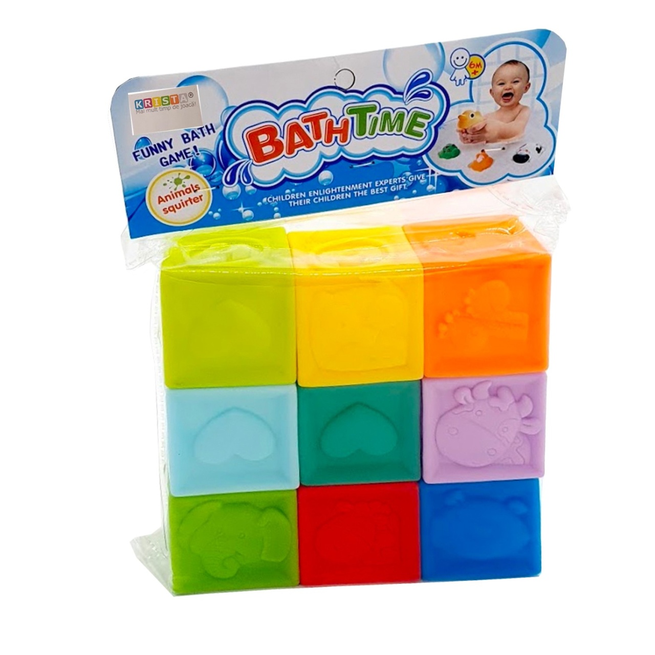 Set 9 Cuburi senzoriale Moi, pentru dentitie sau baita - 3 | YEO