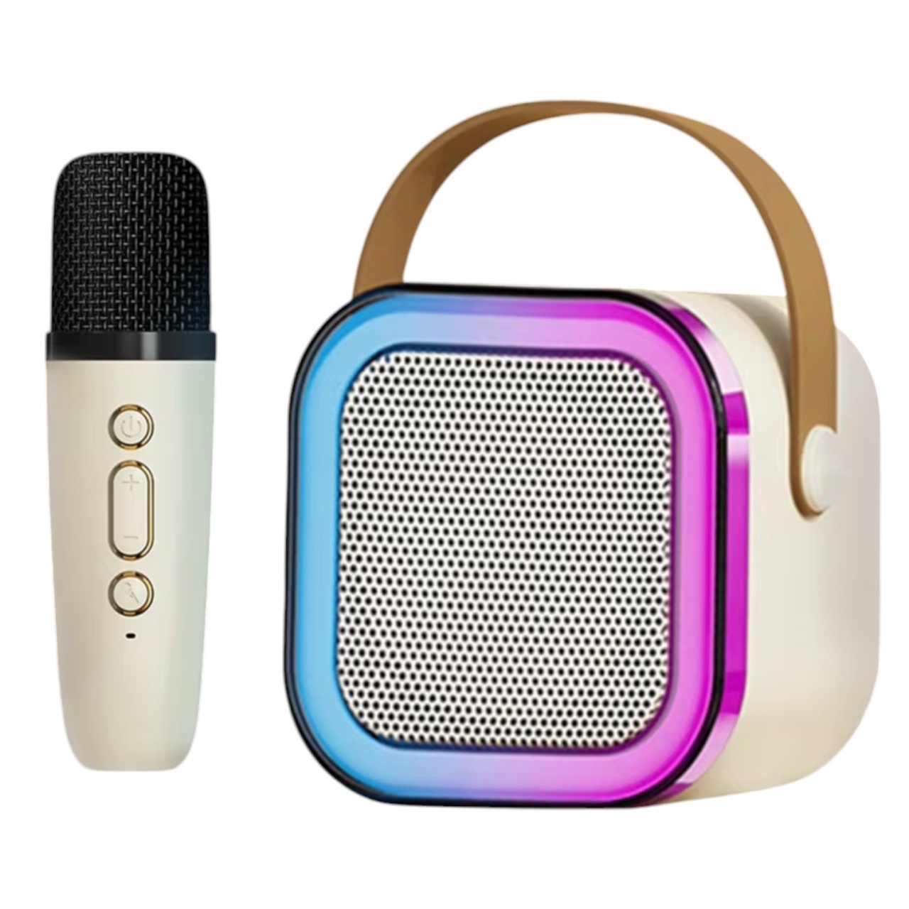 Set Karaoke cu Boxa Difuzor cu Microfon Wireless, cu bluetooth, acumulator - 1 | YEO