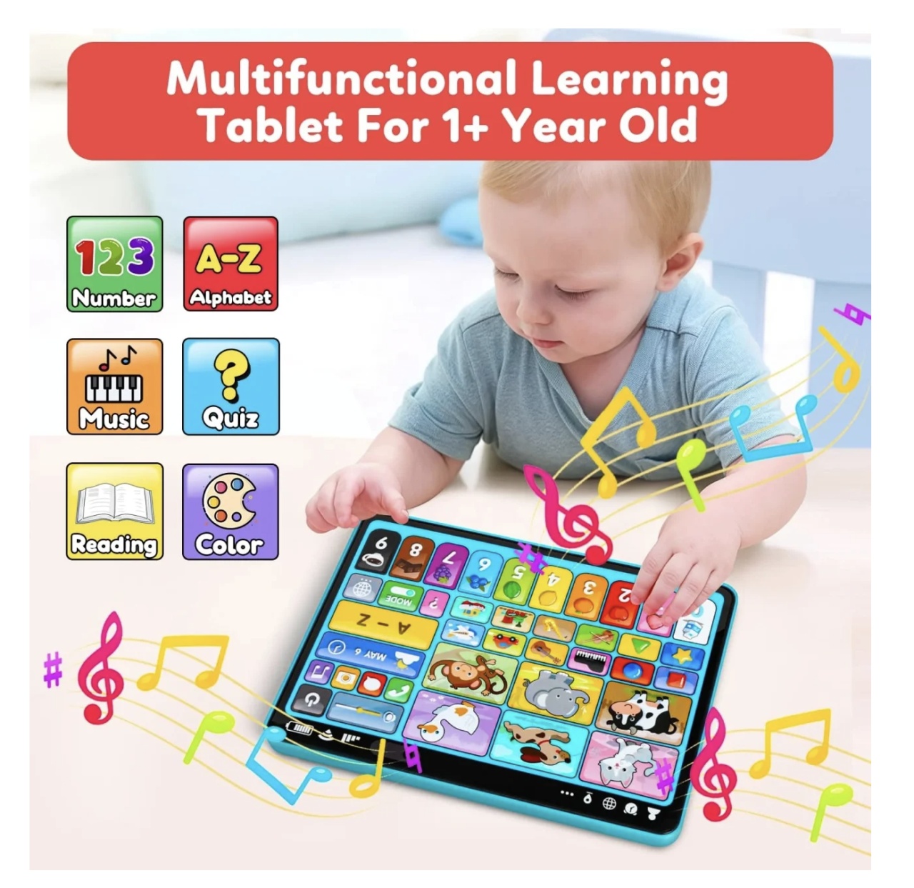 Tableta Interactiva 3 in 1 pentru Copii – Logopedica si Muzicala - 2 | YEO