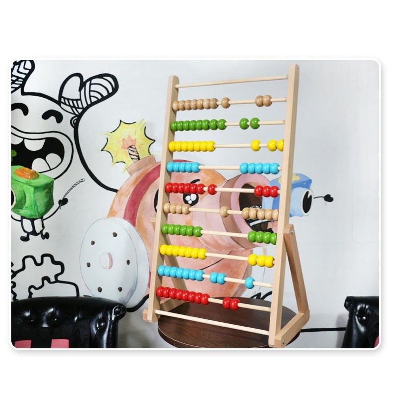 Abac Gigant, Numaratoarea Scolara din lemn, 68 cm inaltime - 3 | YEO