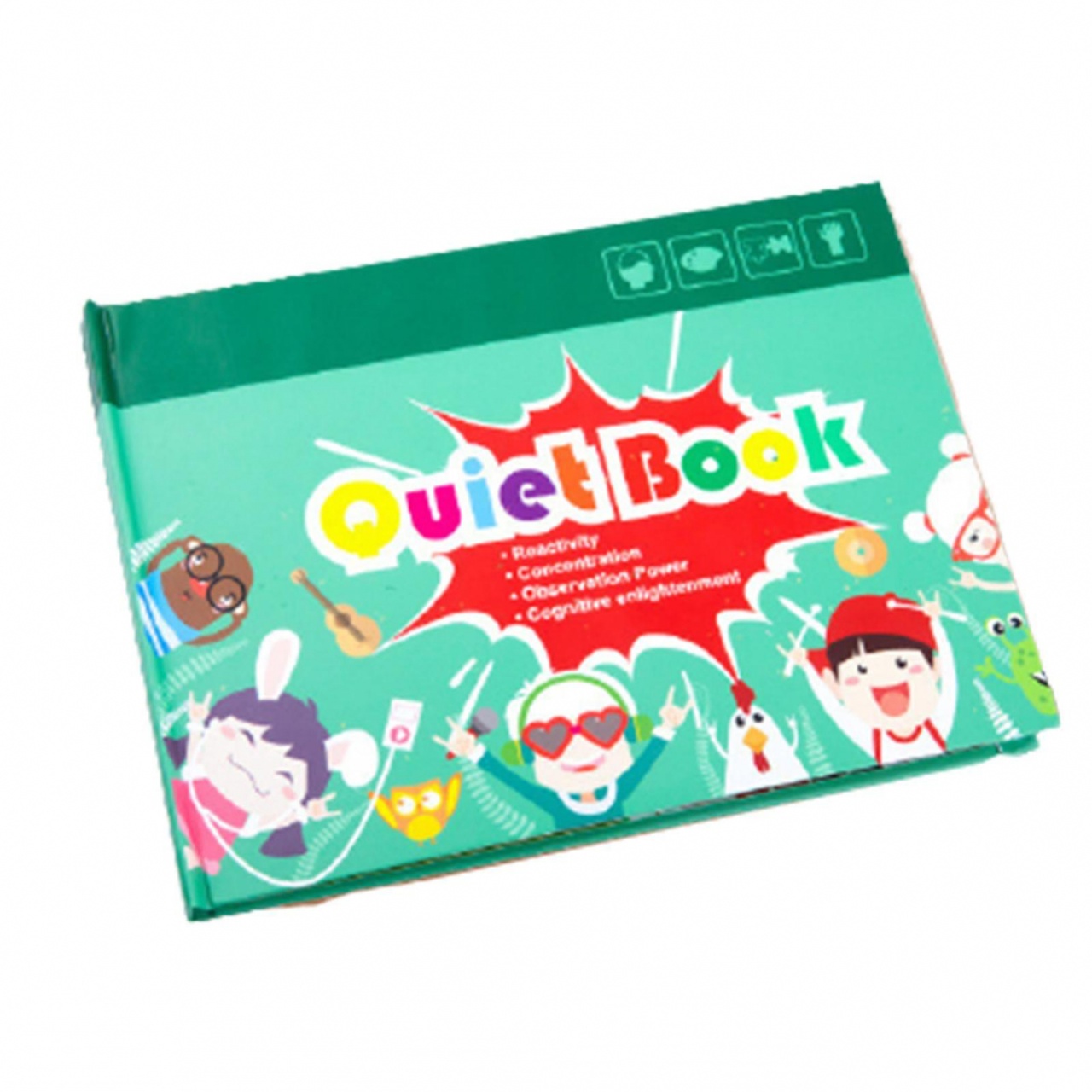 Carte cu activitati educative, Quiet Book Invata de toate - 1 | YEO