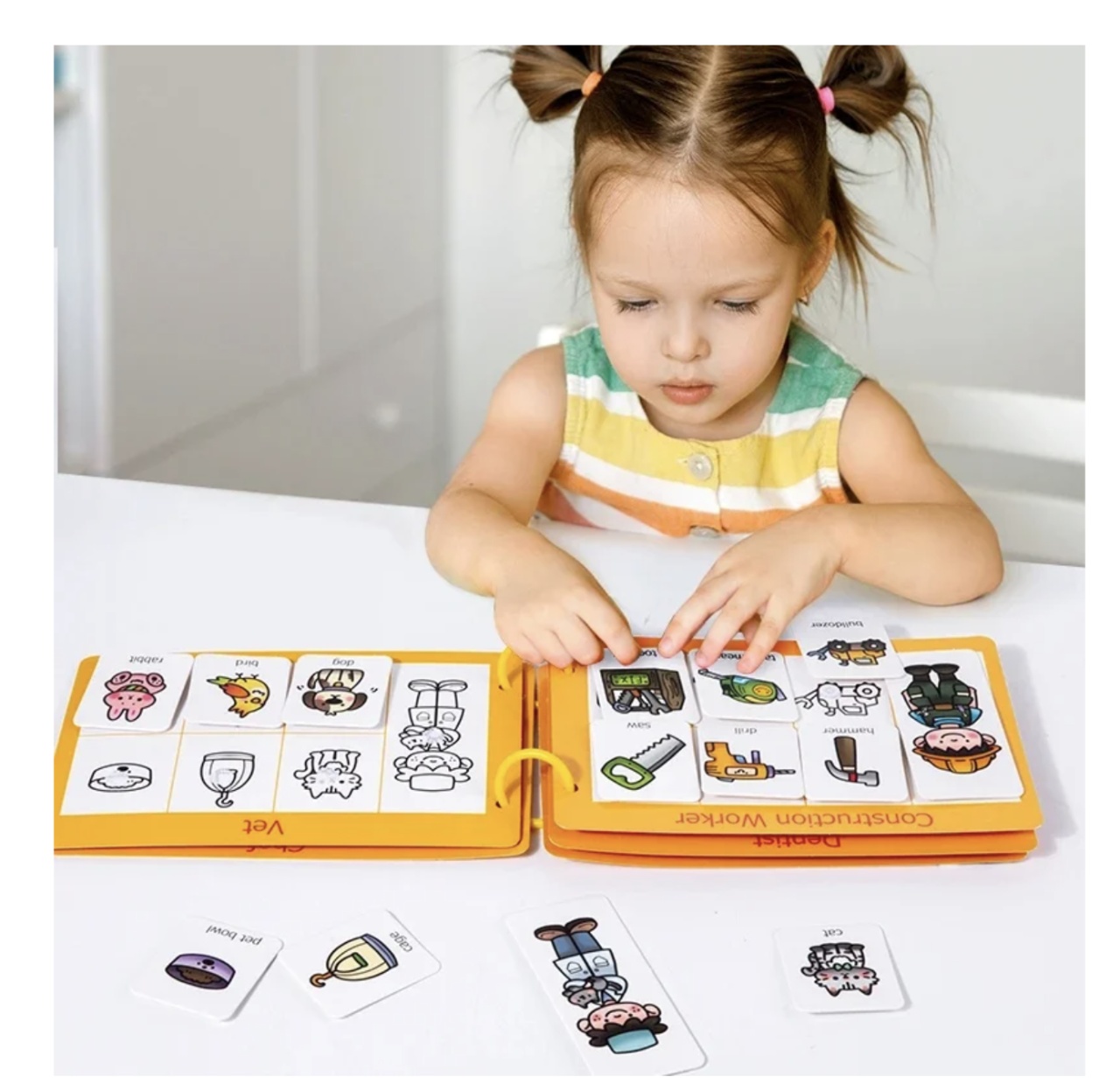 Carte educativa multifunctionala Busy Book Meserii - 1 | YEO