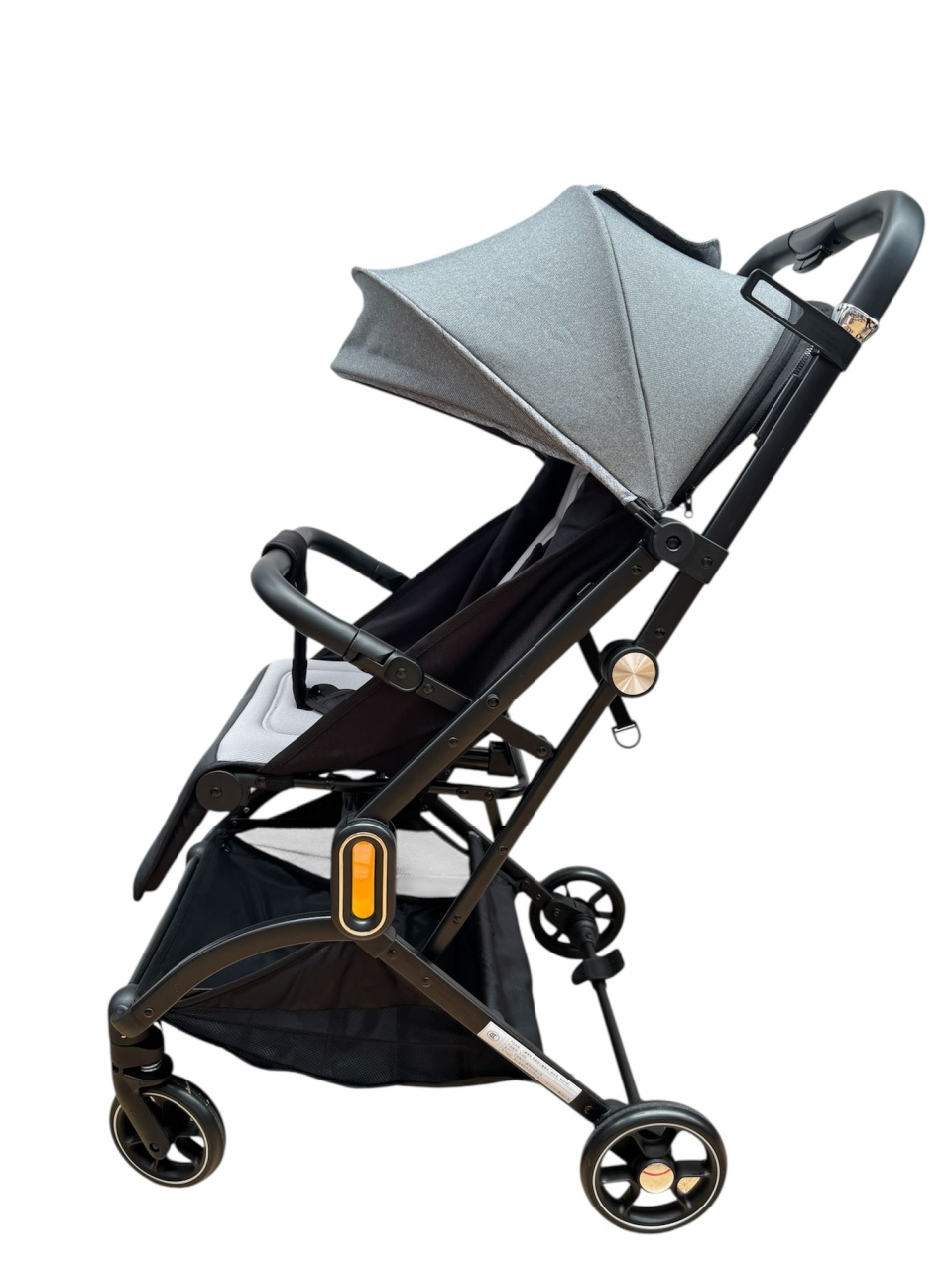 Carucior sport 002L, Gri, L-Sun, cu pliere rapida, suspensii si pozitie de somn - 1 | YEO