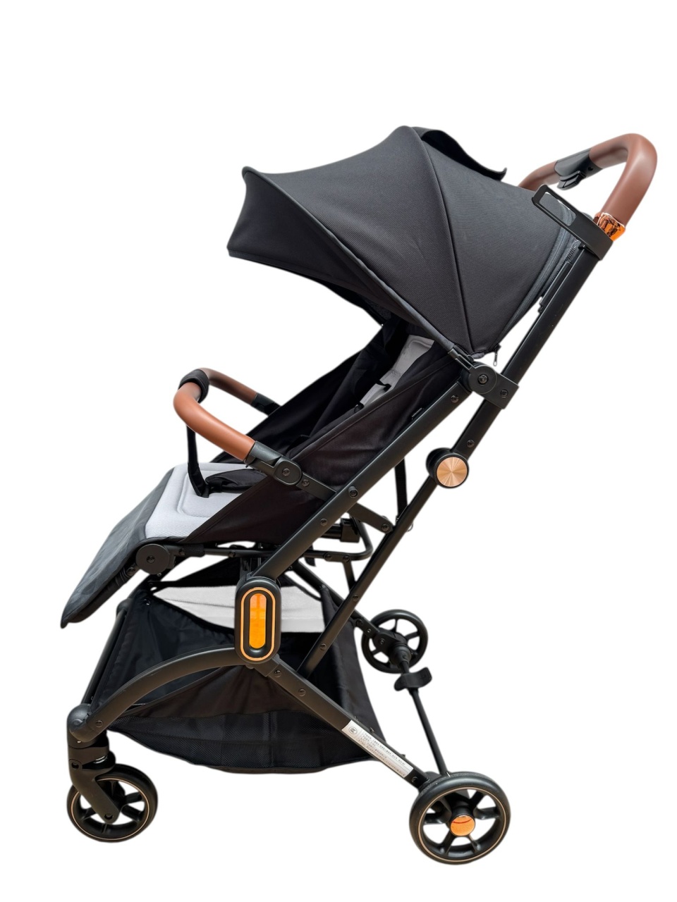 Carucior sport 002L, Negru, L-Sun, cu pliere rapida, suspensii si pozitie de somn - 2 | YEO