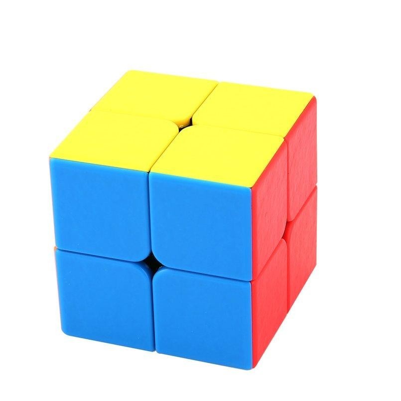 Cub mecanic 2x2x2, multicolor, Stickerless, de viteza Speedcube mecanic - 1 | YEO