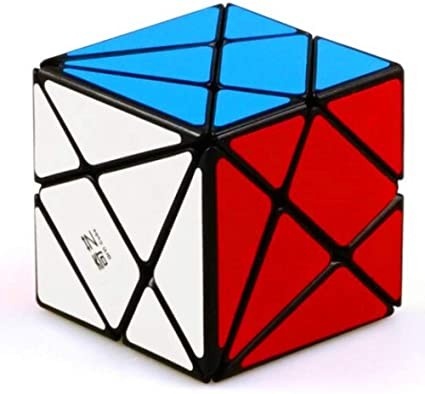 Cub mecanic Asimetric, 7 piese, 3x3x1, de viteza Speedcube