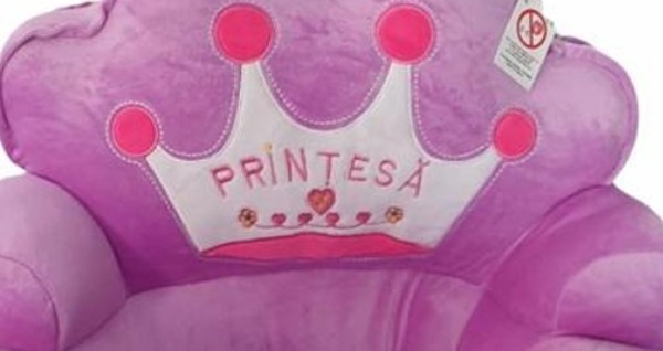 Fotoliu bebe cu spatar - Printesa mov - 4 | YEO