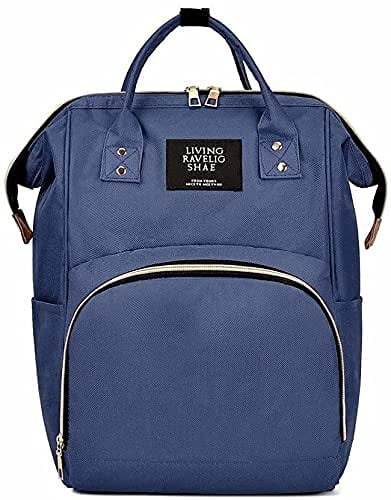 Geanta rucsac Living Share pentru mamicile de bebelusi, bleumarin