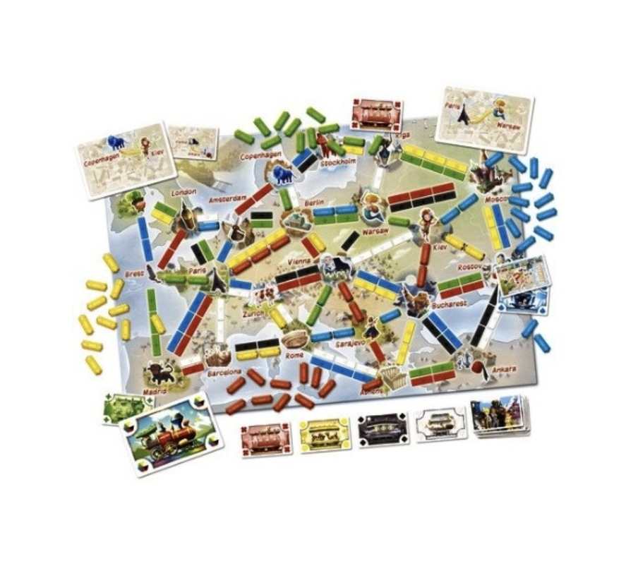 Joc de societate Ticket to Ride: Prima calatorie (Europa) - 3 | YEO