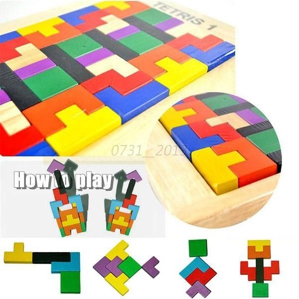 Joc Tetris Din Lemn - 5 | YEO
