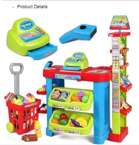 Jucarie de rol Piata SuperMarket Cu Casa De Marcat, 008-85 - 3 | YEO