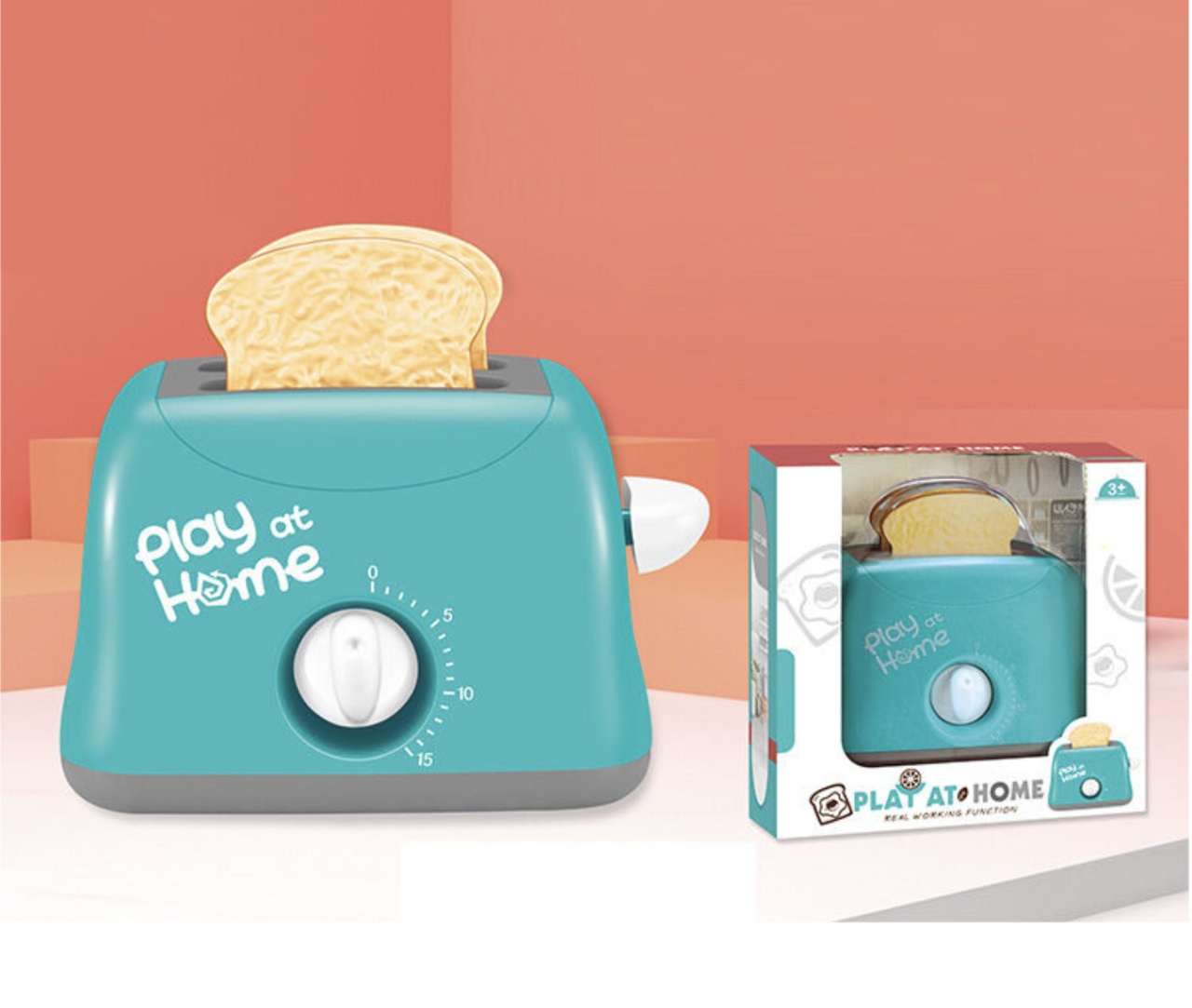 Jucarie interactiva Prajitor de paine, Toaster, vernil - 2 | YEO