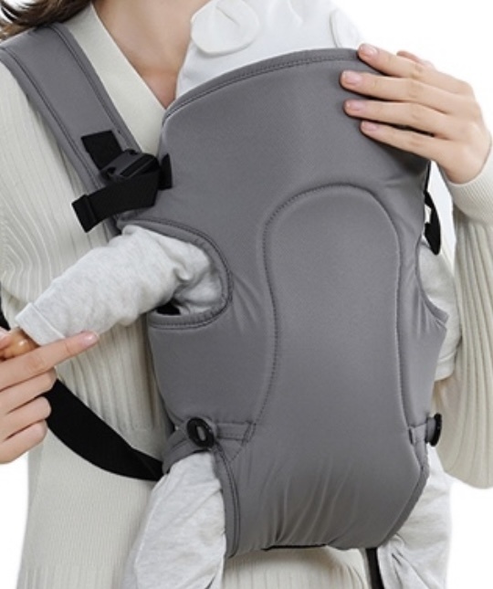 Marsupiu ergonomic pentru bebelusi, Full gri - 2 | YEO