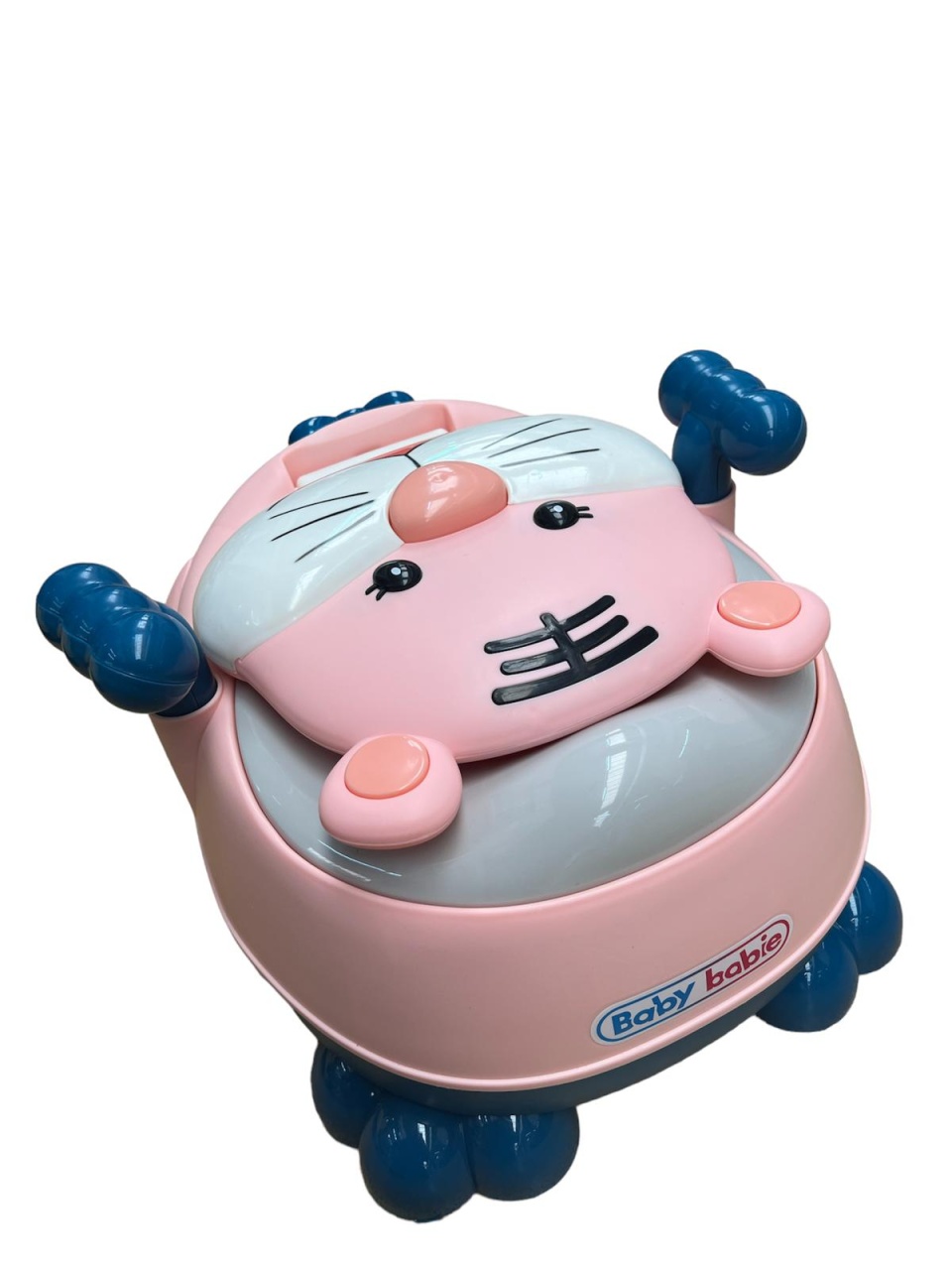 Olita muzicala ergonomica Happy Cat, roz - 3 | YEO