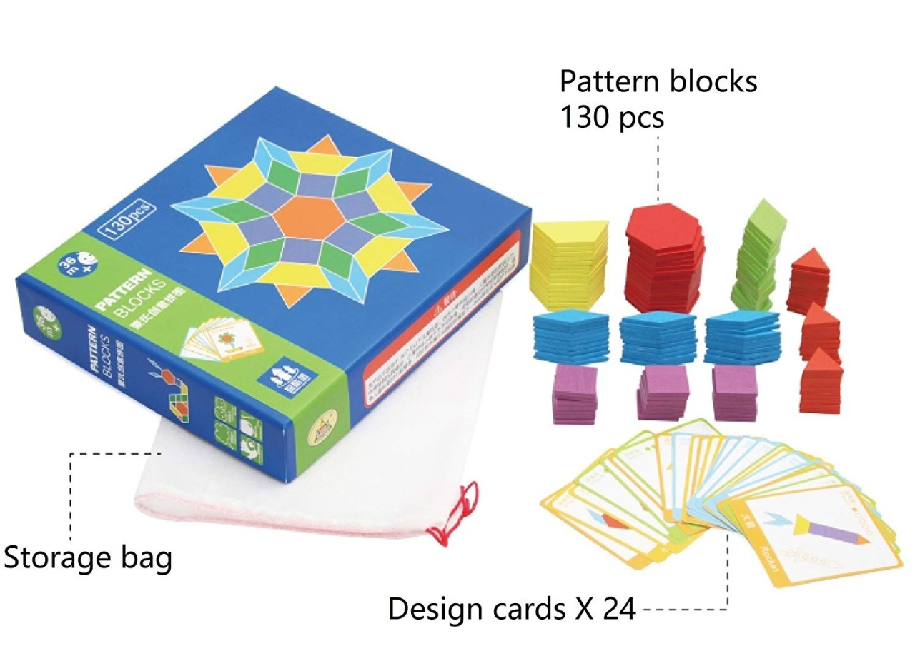 Puzzle Tangram 130 Piese din lemn - 4 | YEO