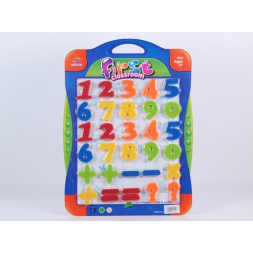 Set 30 cifre si semne matematice magnetice, din plastic, 4 cm - 2 | YEO