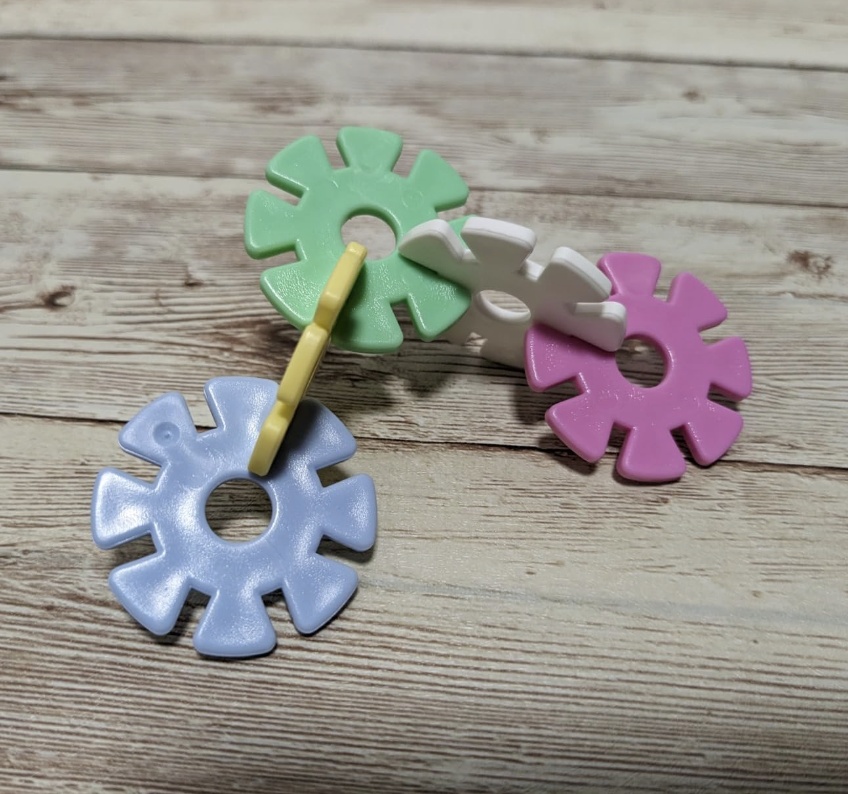 Set educational STEM de constructie cu discuri, 11 piese - 2 | YEO