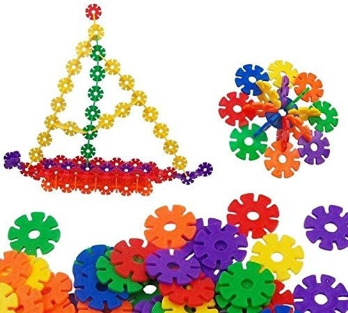 Set educational STEM de constructie cu discuri, 78 piese - 2 | YEO
