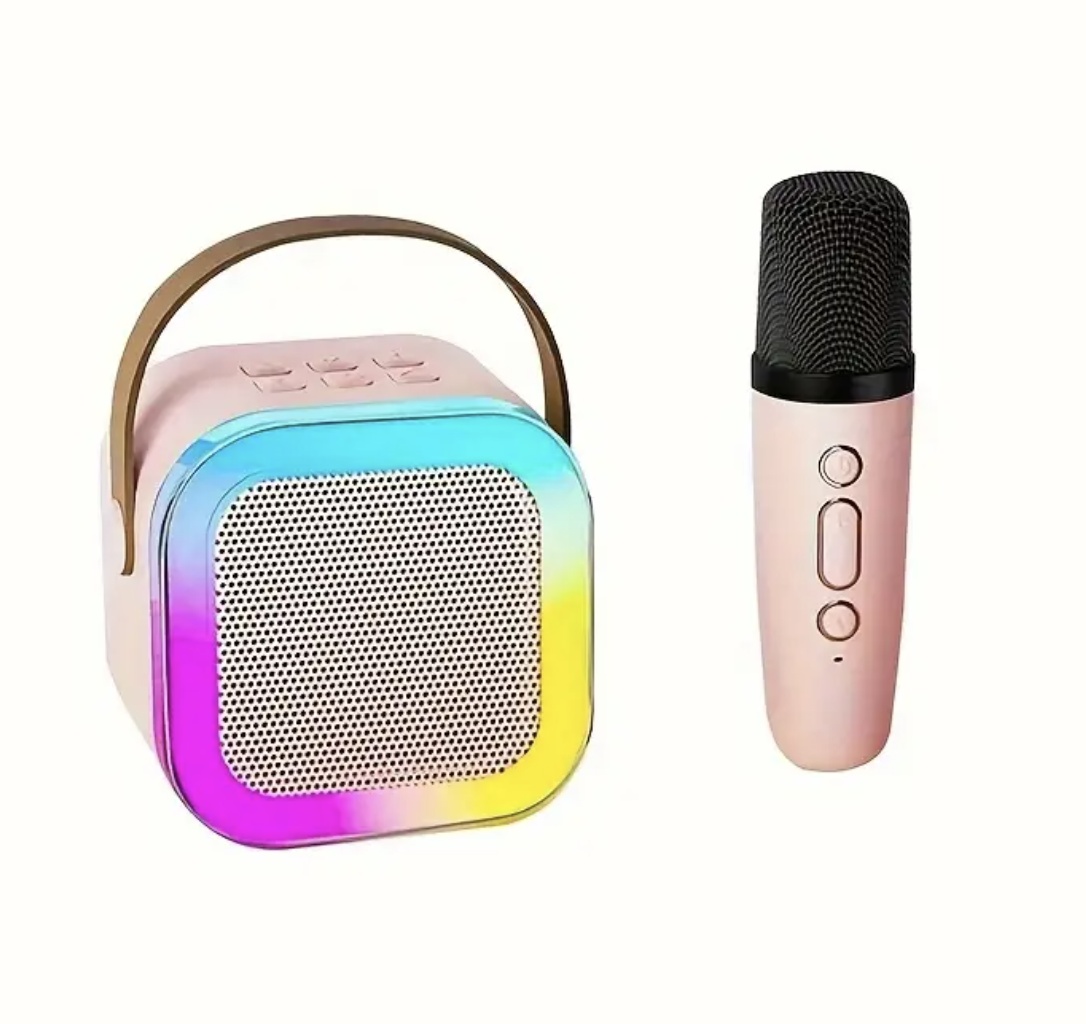 Set Karaoke cu Boxa Difuzor cu Microfon Wireless, cu bluetooth, acumulator - 2 | YEO