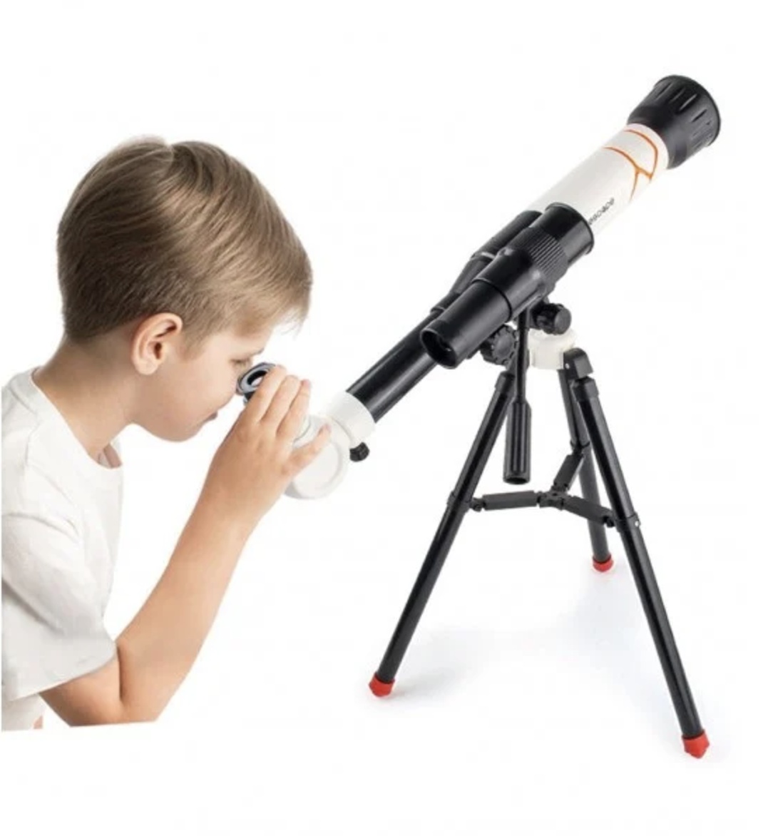 Telescop cu Trepied, Zoom 40x, IPX4, Plastic și Sticlă FMC, Alb - 3 | YEO
