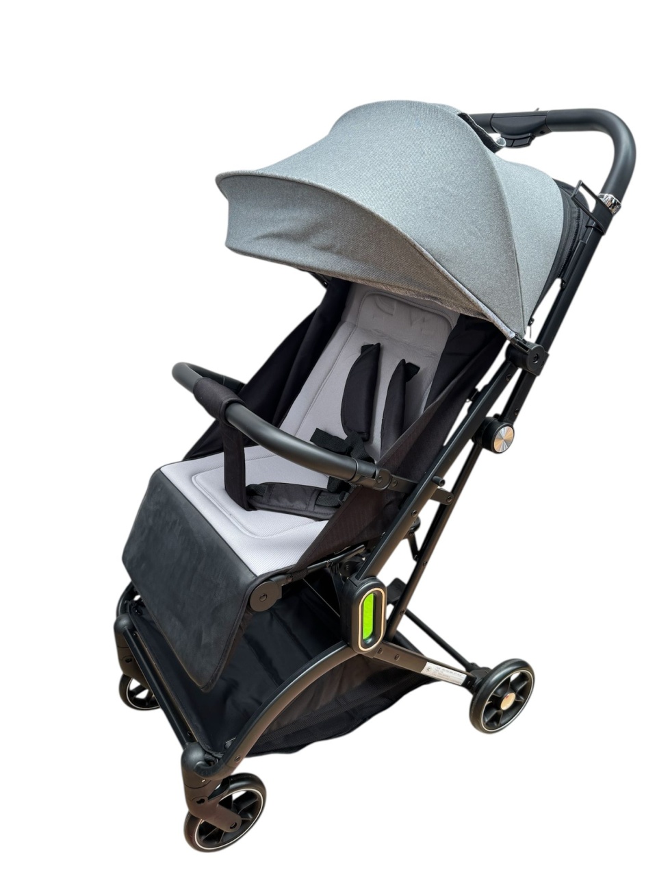 Carucior sport 002L, Gri, L-Sun, cu pliere rapida, suspensii si pozitie de somn - 3 | YEO