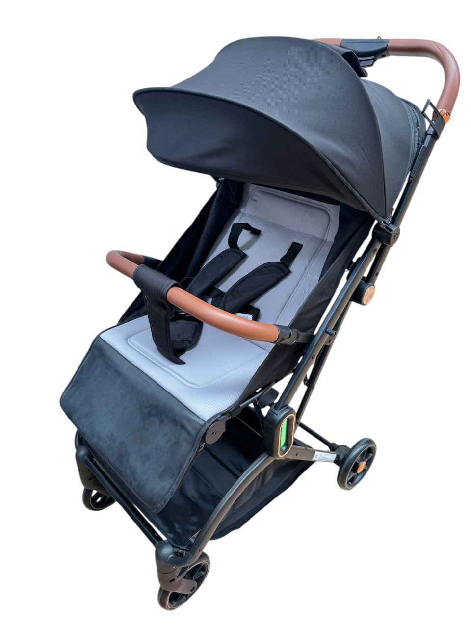 Carucior sport 002L, Negru, L-Sun, cu pliere rapida, suspensii si pozitie de somn - 3 | YEO