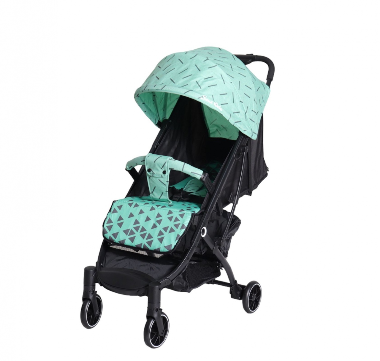 Carucior sport pliabil, tip troller, cu suspensii, 661 verde