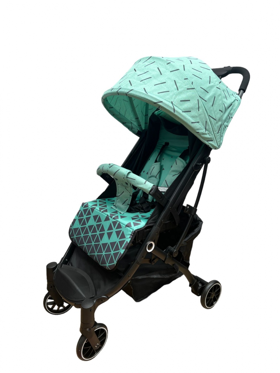 Carucior sport pliabil, tip troller, cu suspensii, 661 verde - 3 | YEO