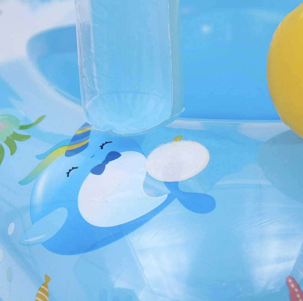 Colac pentru copii cu chilotel si parasolar, Blue Ocean - 3 | YEO