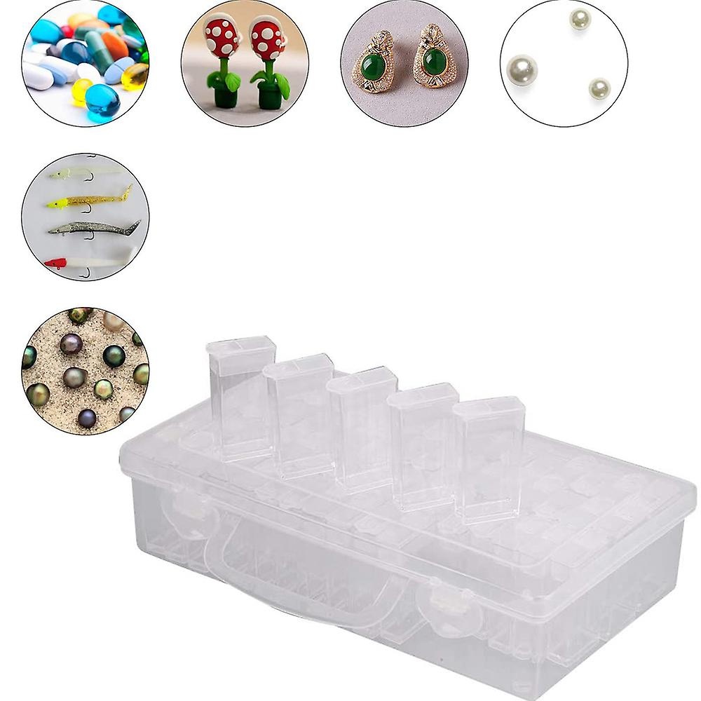 Cutie depozitare 64 compartimente, pentru pietricele, bijuterii, accesorii mici - 1 | YEO