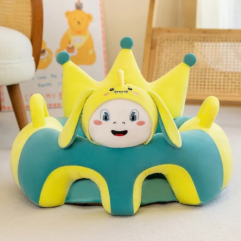 Fotoliu bebe cu spatar si suport de picioare Royal Crown Happy Dino Baby, verde - 1 | YEO