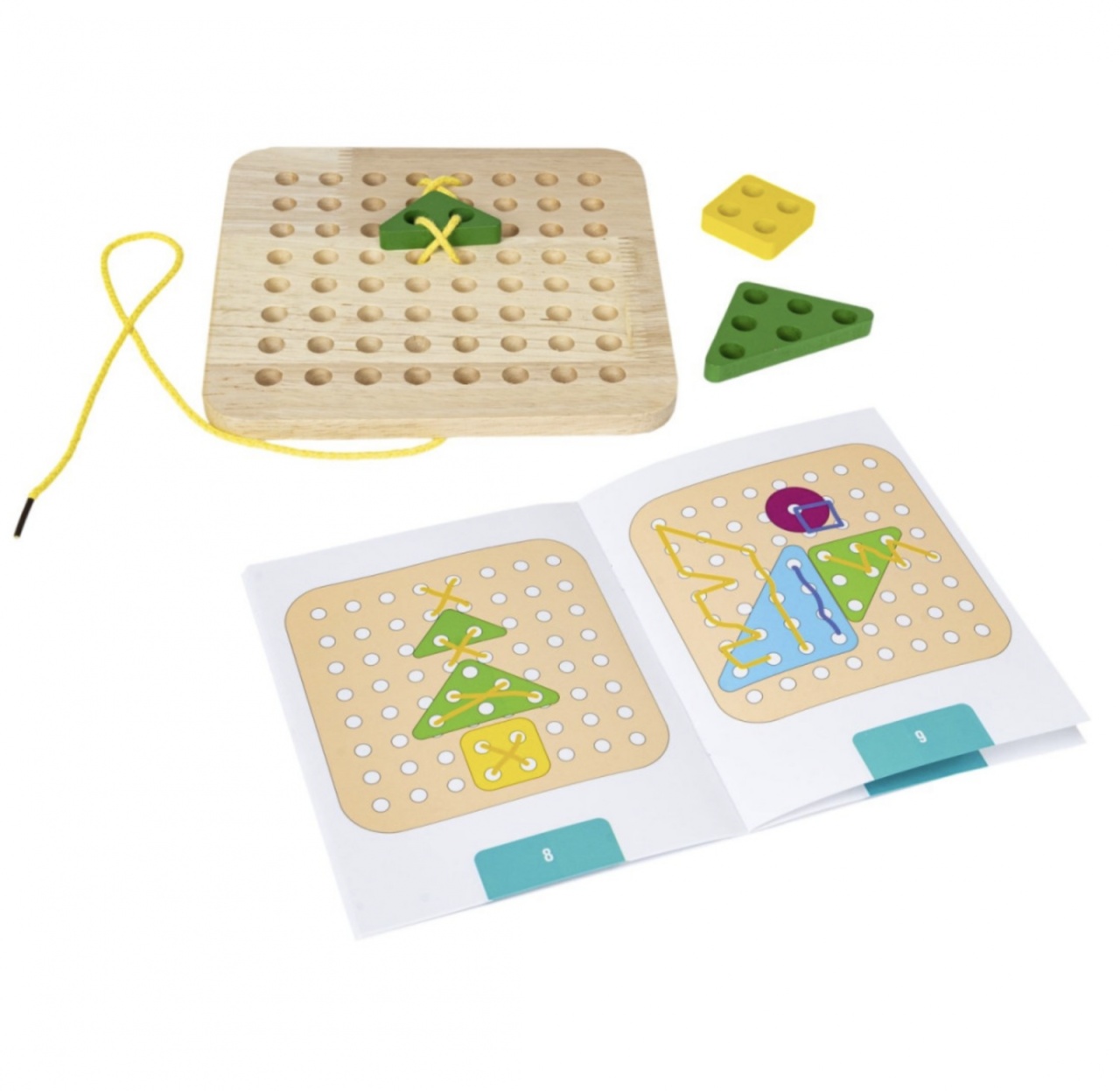 Joc de Montessori de snuruit forme geometrice - 1 | YEO
