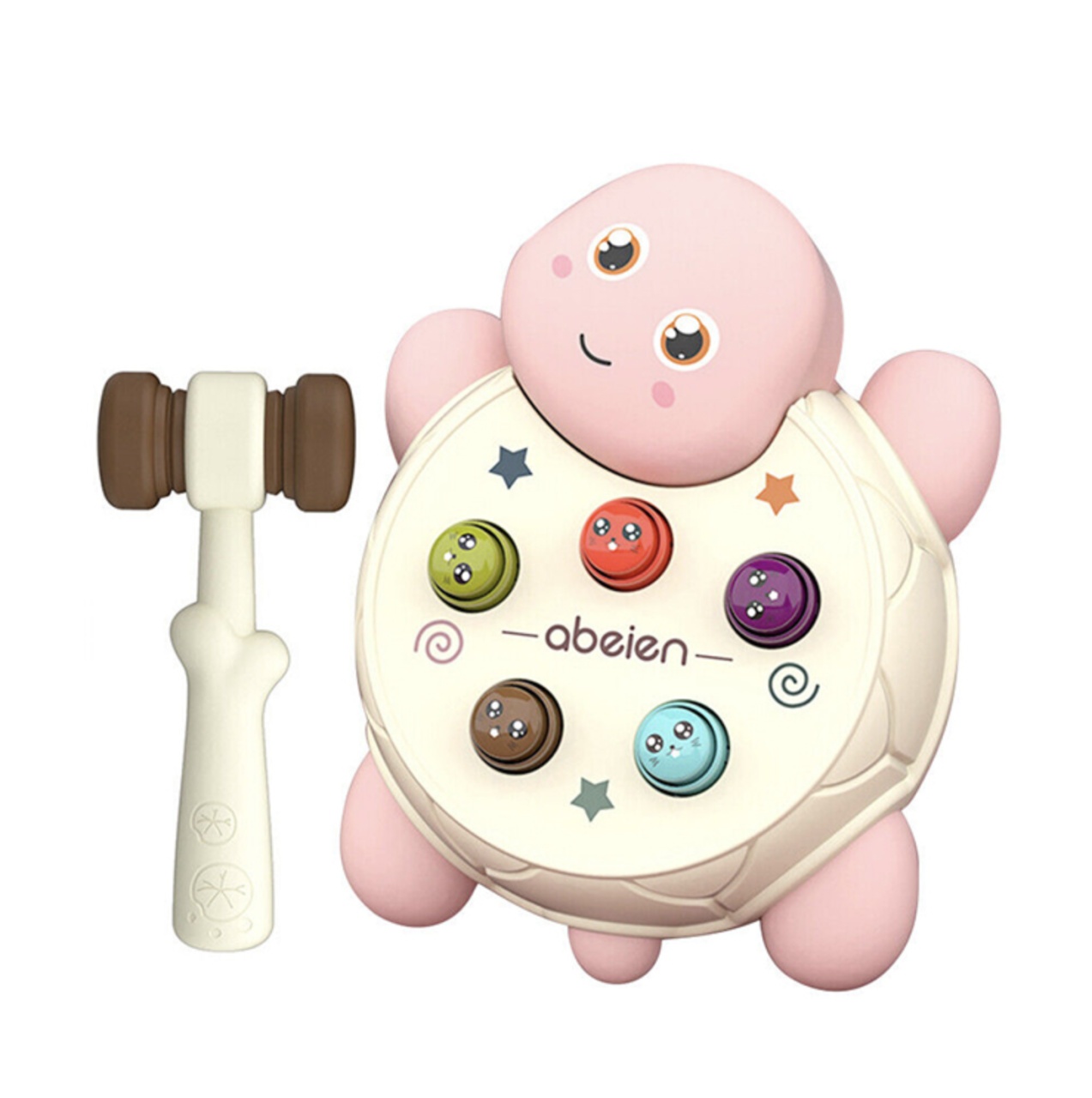 Joc interactiv de motricitate Whack-a-mole – Testoasa roz - 2 | YEO