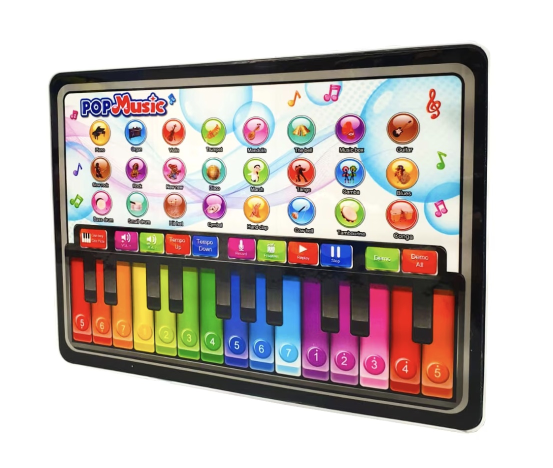 Jucarie interactiva Prima mea tableta cu pian, Pop Music - 3 | YEO