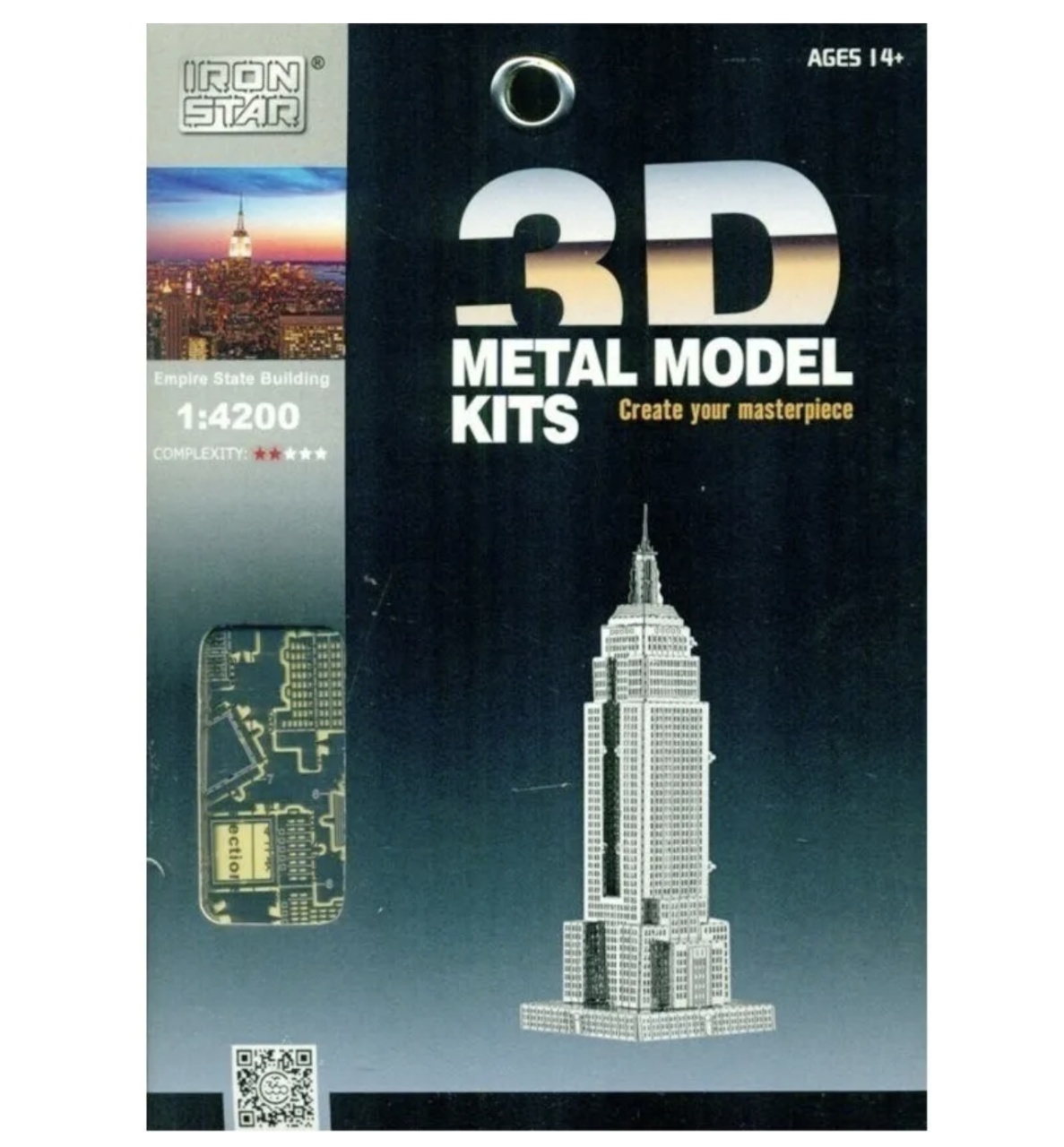Macheta 3D Metal Empire State Building, scara 1:4200 - 1 | YEO