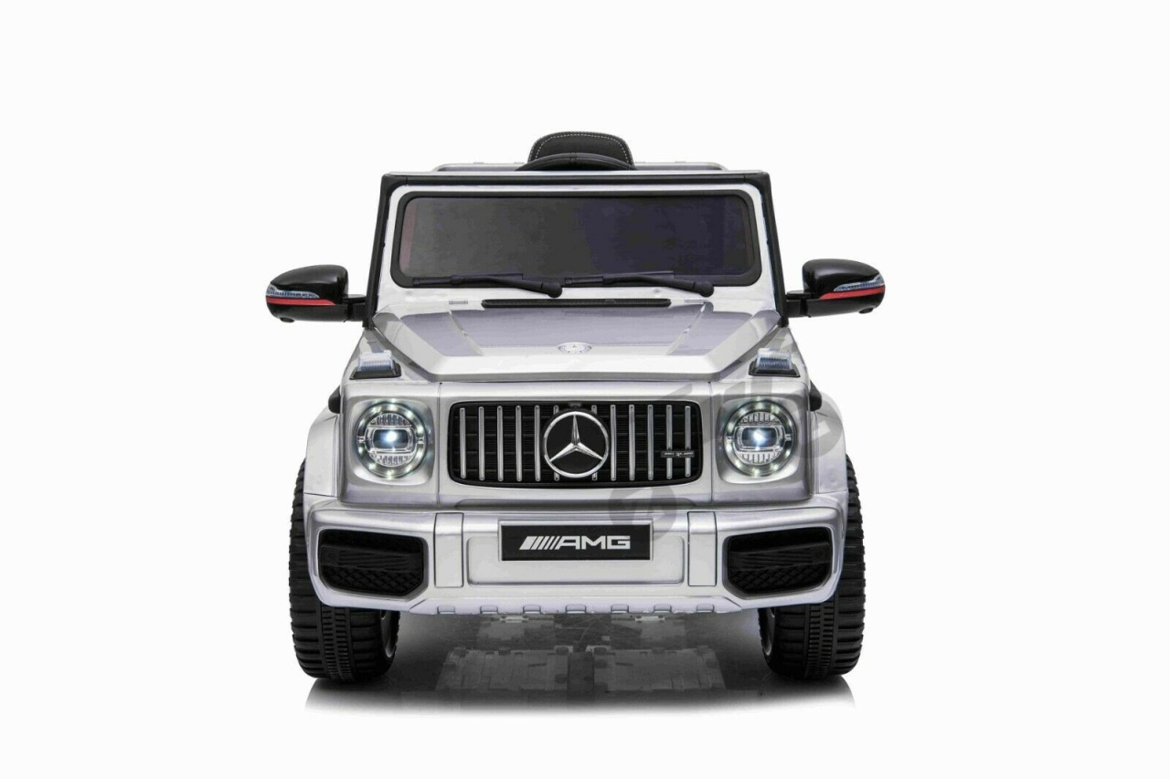 Masinuta Mercedes Benz AMG G-63, 2 motoare, 12V - gri metalizat - 2 | YEO
