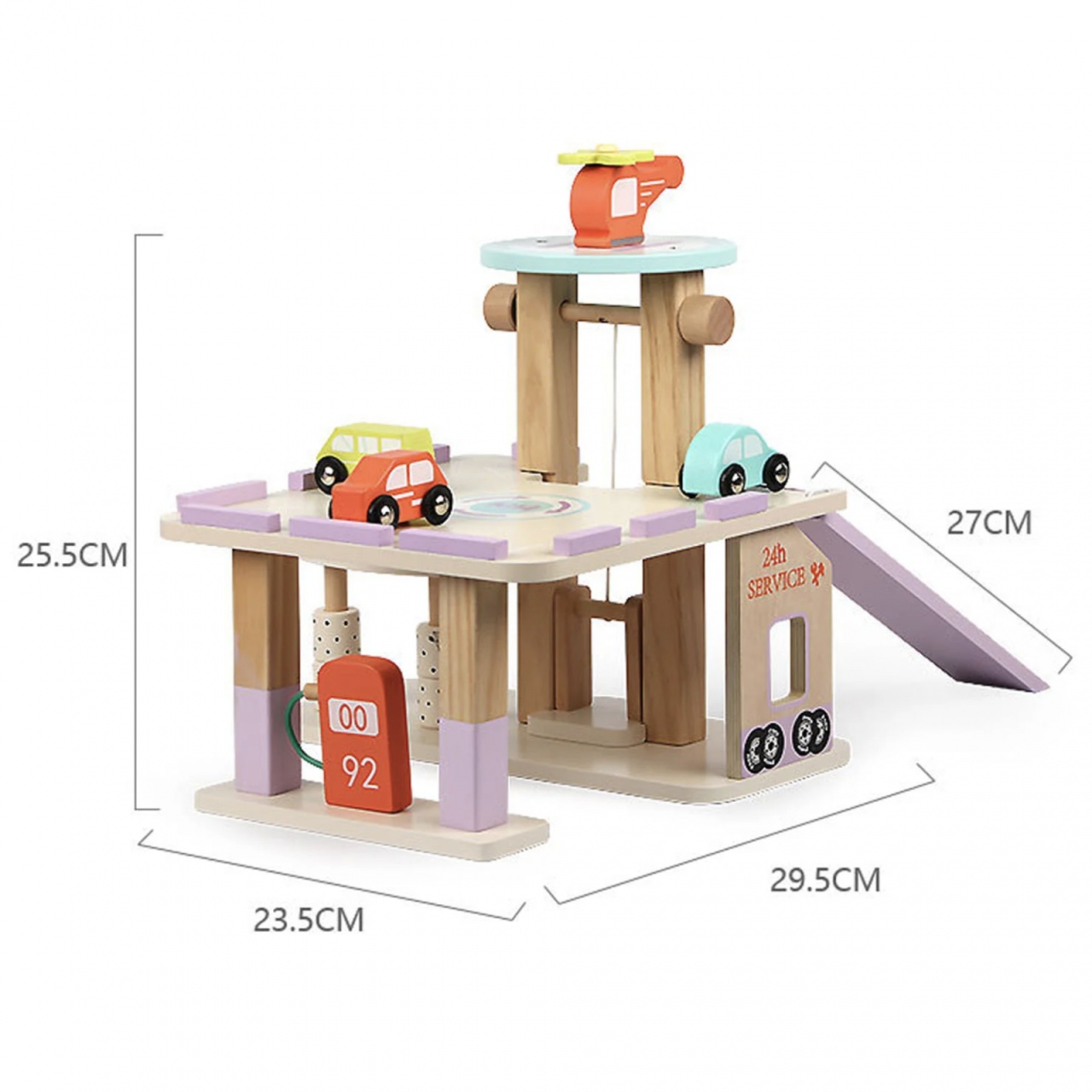 Parcare supraetajata cu 3 nivele si heliport, Mini Parking Lot - 3 | YEO