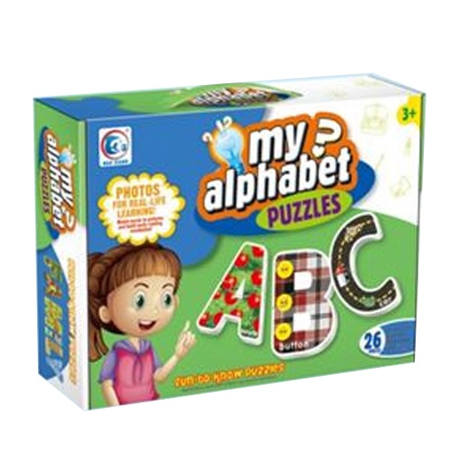 Puzzle 52 piese mari Family, cu literele alfabetului - 2 | YEO