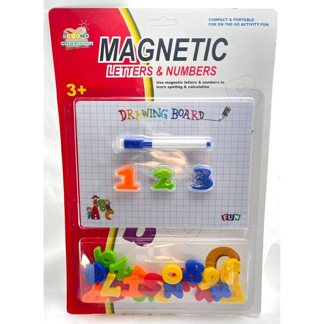 Set 20 cifre si semne matematice, cu tablita magnetica si marker - 1 | YEO